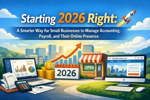 Starting 2026 Right: A Smarter Way for Small Businesses to Manage Accounting, Payroll, and Their Online Presence