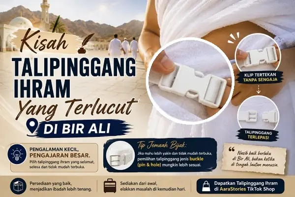 Kisah Talipinggang Ihram Yang Terlucut di Bir Ali
