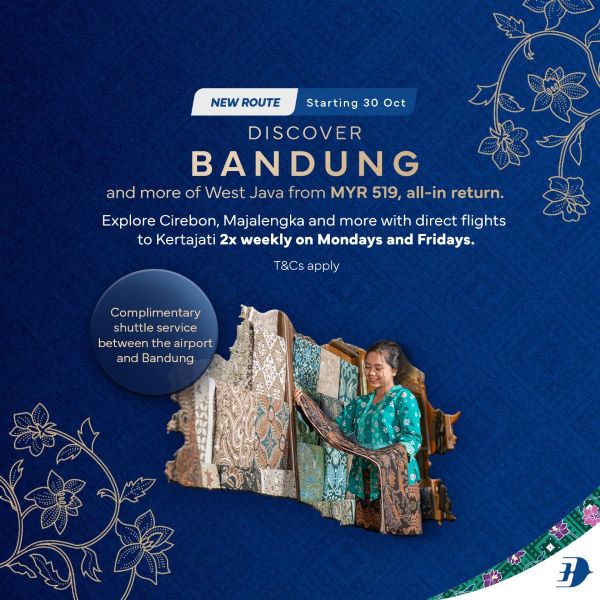 Terokai Jawa Barat dengan Malaysia Airlines 2024