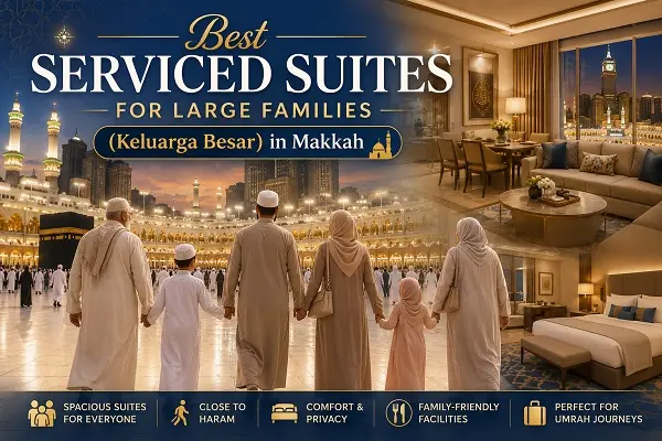 Best Serviced Suites for Large Families (Keluarga Besar) in Makkah