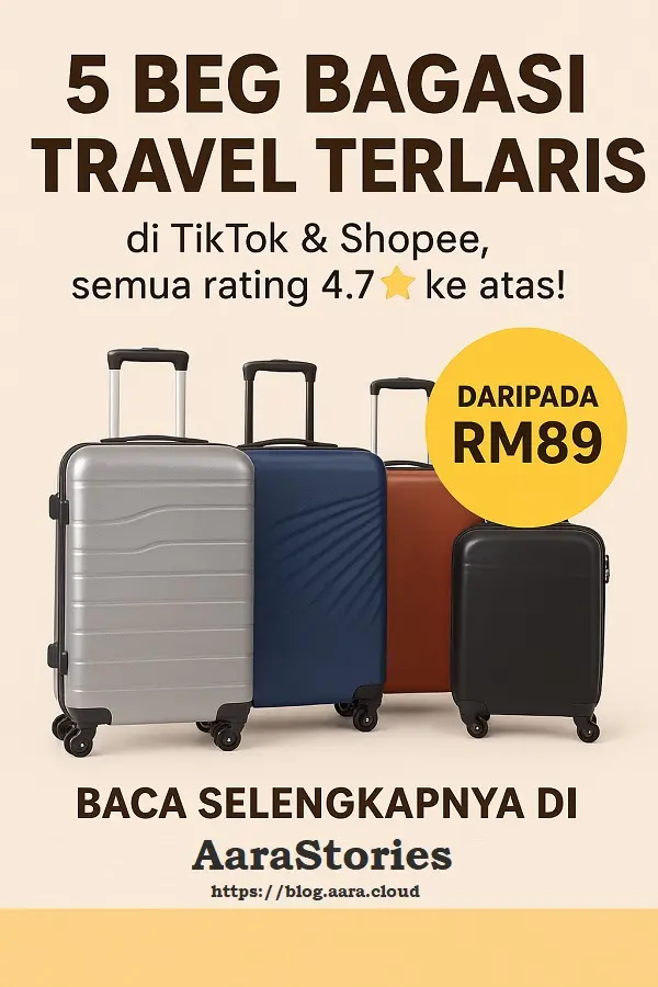 5 Beg Bagasi Terlaris yang Memenuhi Syarat TSA & Kabin Penerbangan
