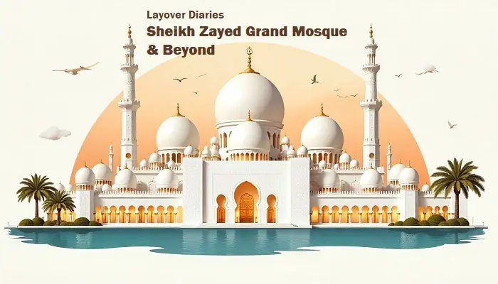 Layover Diaries: Abu Dhabi - 6 Hours at the Sheikh Zayed Grand Mosque & Beyond