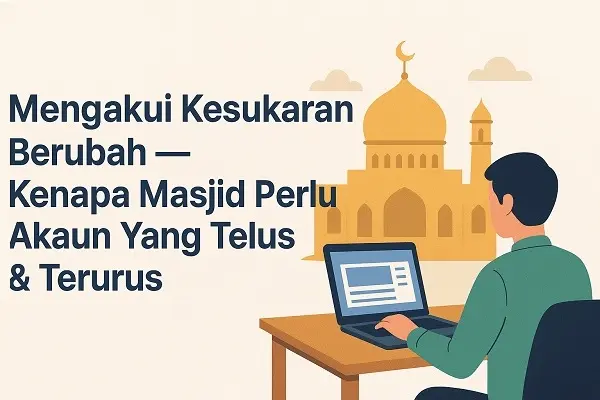 Mengakui Kesukaran Berubah — Kenapa Masjid Perlu Akaun Yang Telus & Terurus