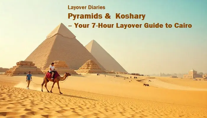 Layover Diaries: Pyramids &  Koshary – Your 7-Hour Layover Guide to Cairo