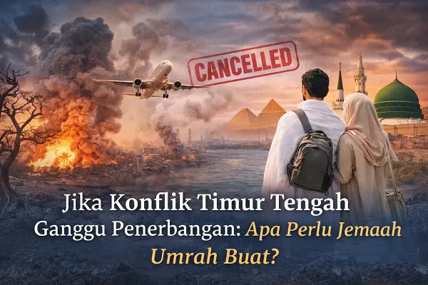 Jika Konflik Timur Tengah Ganggu Penerbangan:Apa Perlu Jemaah Umrah Buat?